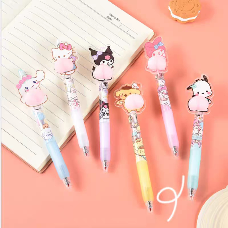 

Pulpen Lucu Sanrio Squishy / Cute Balllpoint Pen (Cinnamoroll, Kuromi)