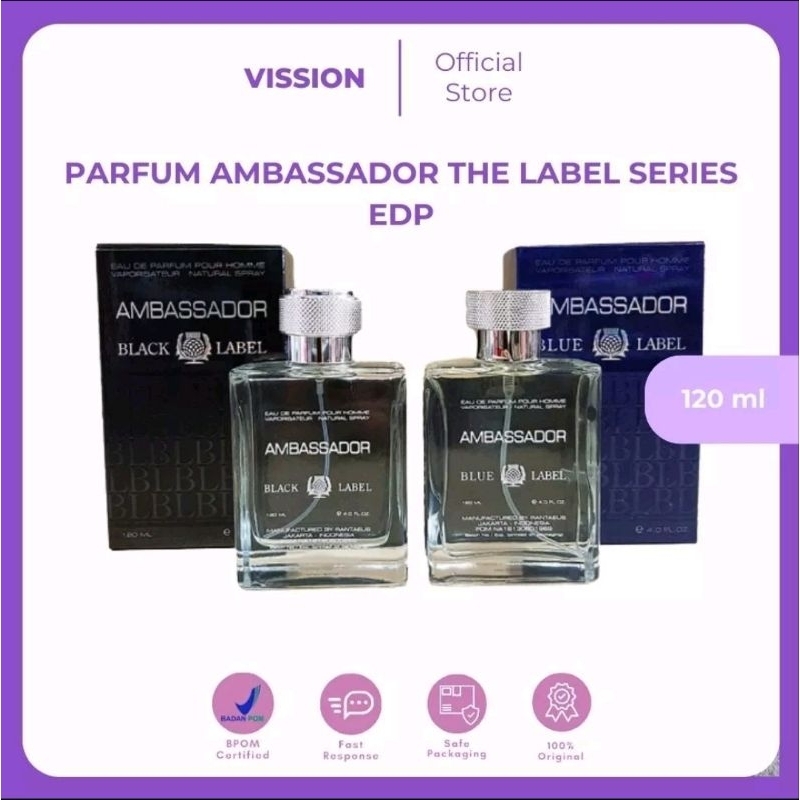 ✿ GOODS ✿ PARFUM PRIA ORIGINAL AMBASSADOR/AMBASADOR 120 ML - BLACK/BLUE LABEL SERIES | FARFUM