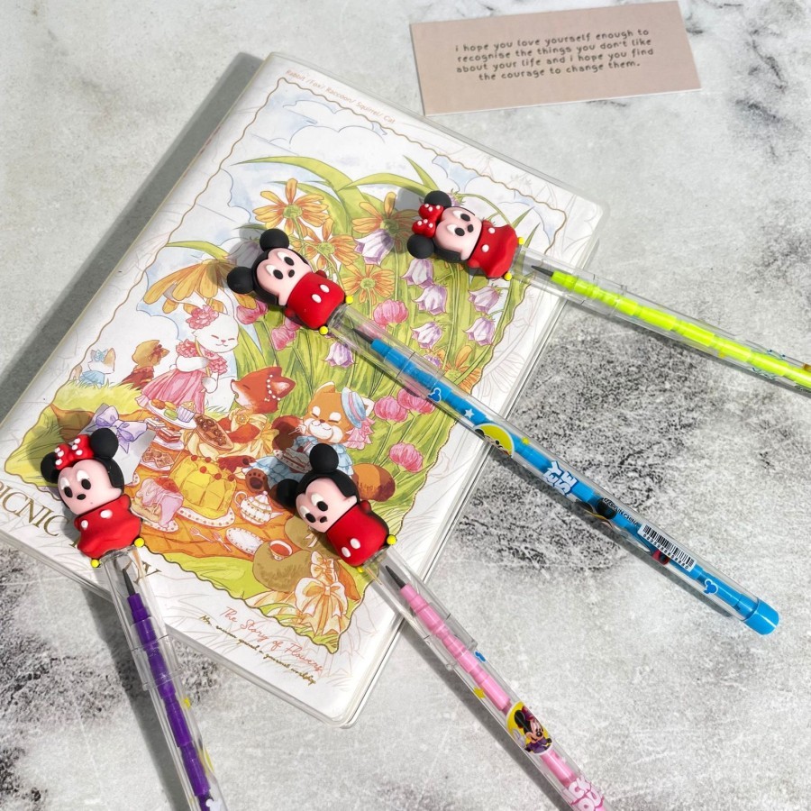 

Pensil Susun Bentuk Mickey Minie Tsum Tsum SUPER MURAH Pensil Sambung Micki Minni Alat Tulis Sekolah Anak Kekinian Best Seller Terlaris bisa COD