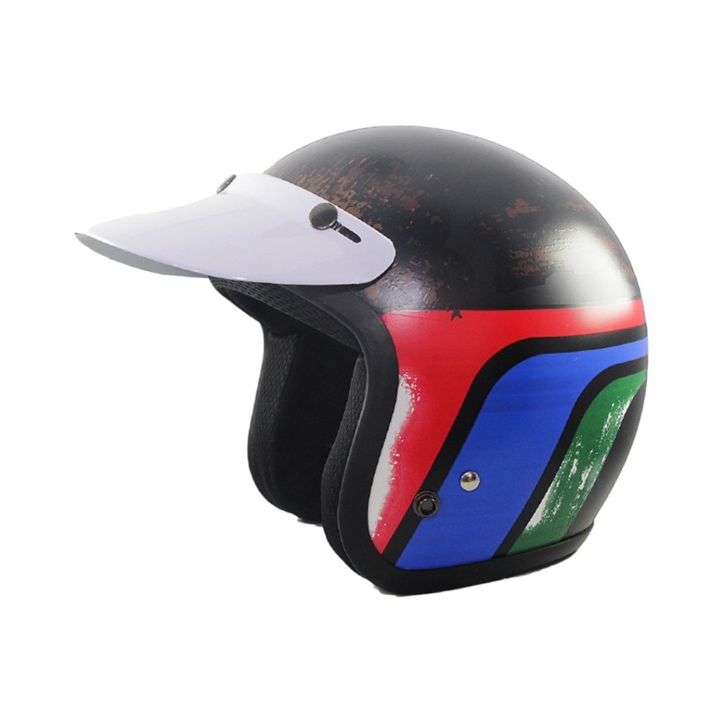 Helm Sada Tayeng | Helm Retro | Half Face | Head Armor