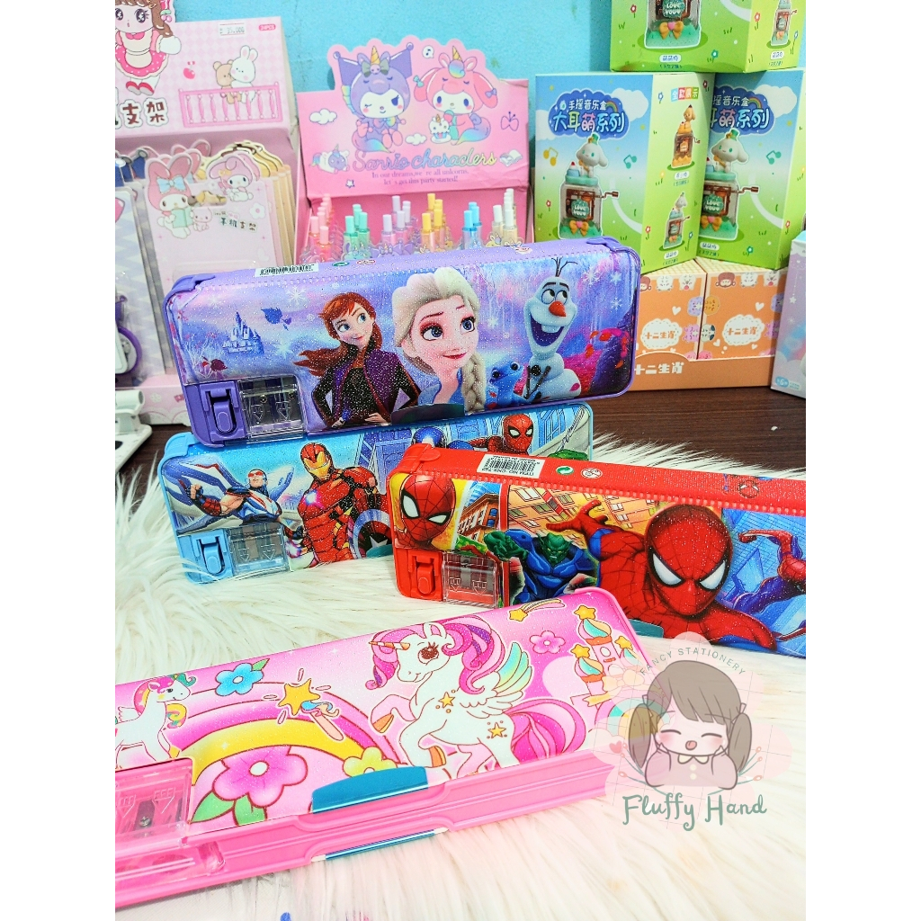 

KOTAK PENSIL PULPEN TEMPAT PENSIL PULPEN DISNEY MARVEL FROZEN AVENGERS PONY SPIDERMAN GLITER [LIMITED]