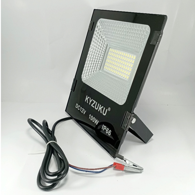 LAMPU SOROT LED DC/AKI / KAP SOROT LED DC KYZUKU 84 LED 12V 100W
