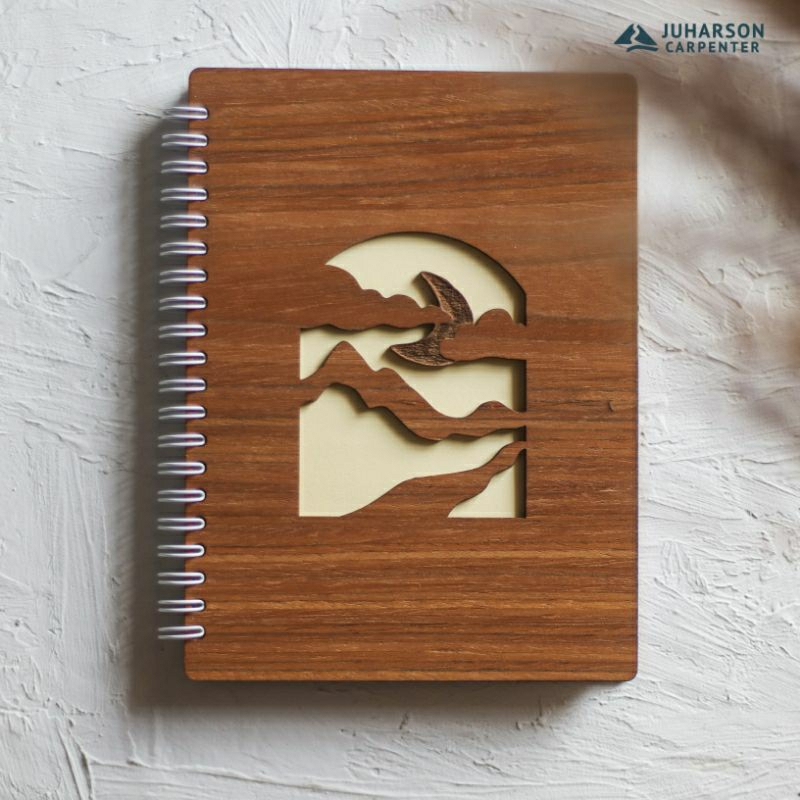 

Buku Diary Kayu Premium - Juharson Carpenter Desert at Night