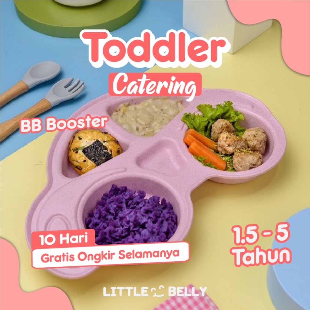 

Little Belly - Toddler (>18 bulan) Catering - 10 HARI | MPASI | BB Booster | Makanan Bayi