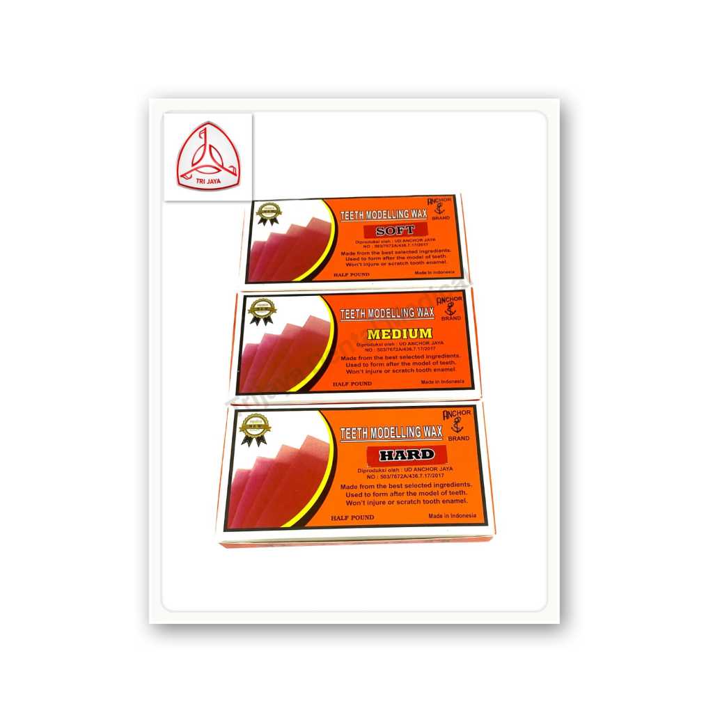 Trijaya Dental Medical Lilin Anchor/ Teeth Modelling Wax