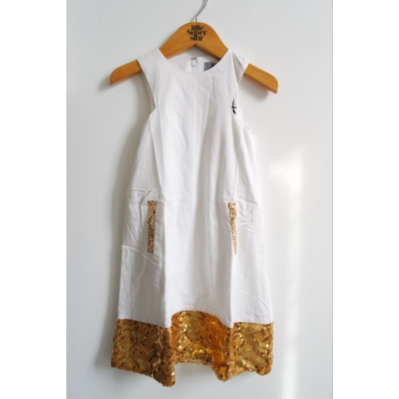 Goddes Dress / Dress / Dress Anak / Dress White Gold / Dress Anak Lucu / Dress Anak Murah / Dress An