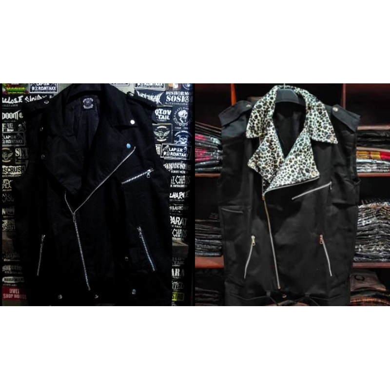 ROMPI PUNK/JAKET PUNK/PUNK STREET STYLE/WERPACK ROMPI PUNK KERAH MACAN & POLOS ADA 2 VARIAN