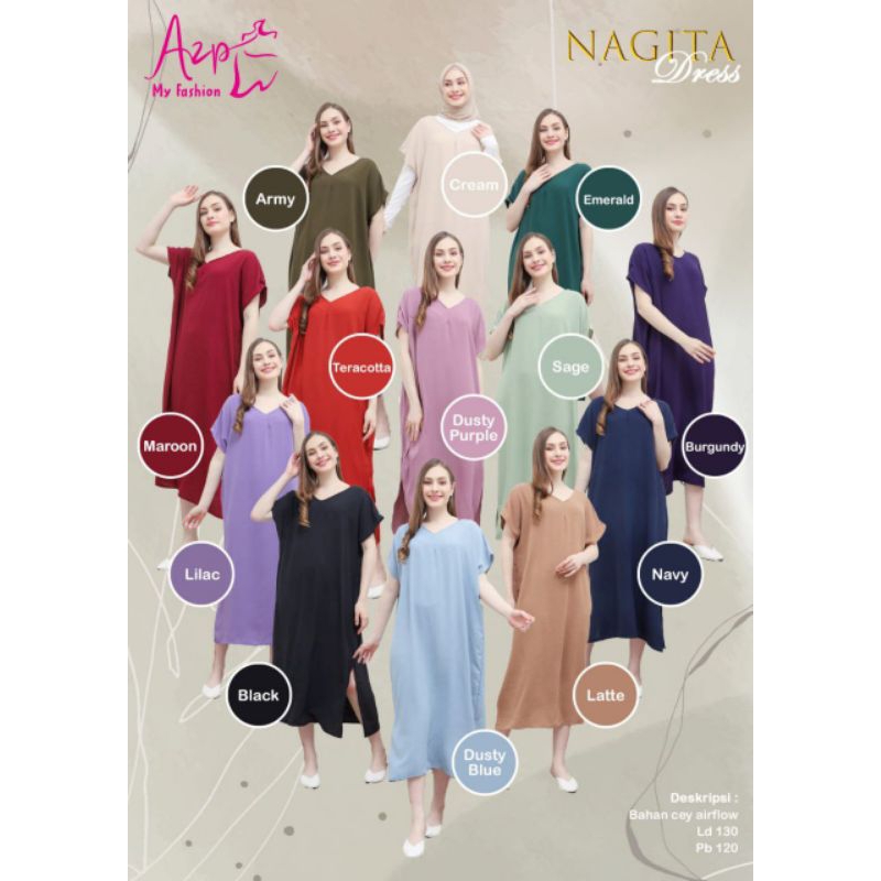 DRESS DEWASA /DRESS MOMMY /PAKAIAN WANITA /DASTER POLOS AZP