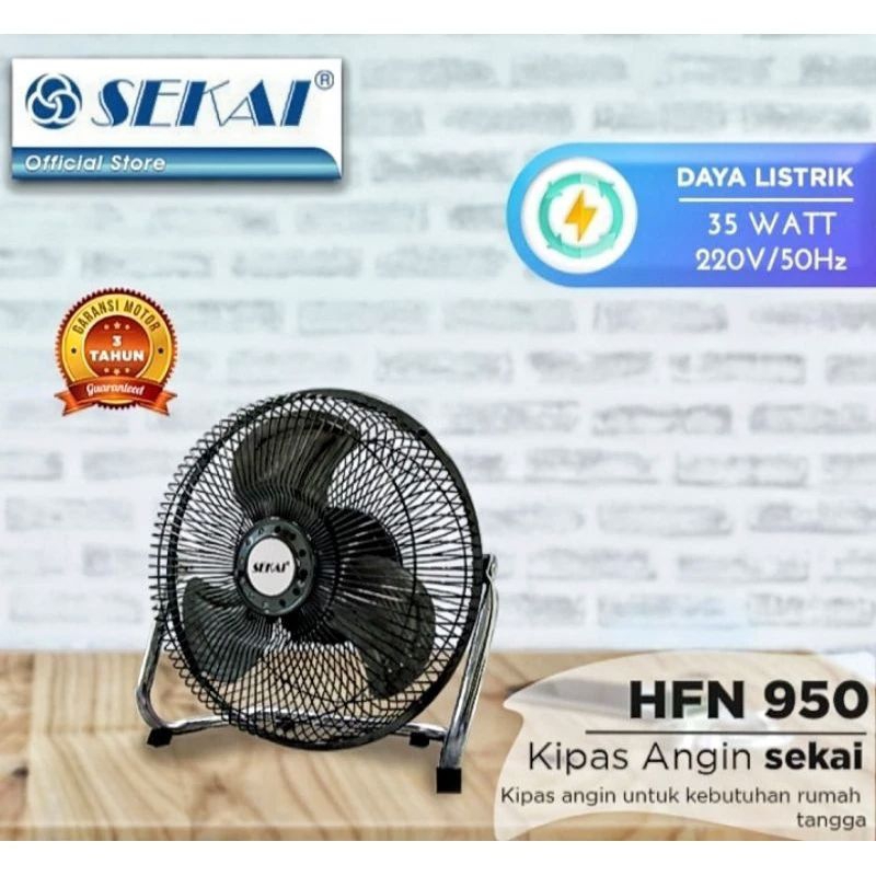 Sekai Kipas Angin HFN-950 / Kipas Angin Meja hfn 950