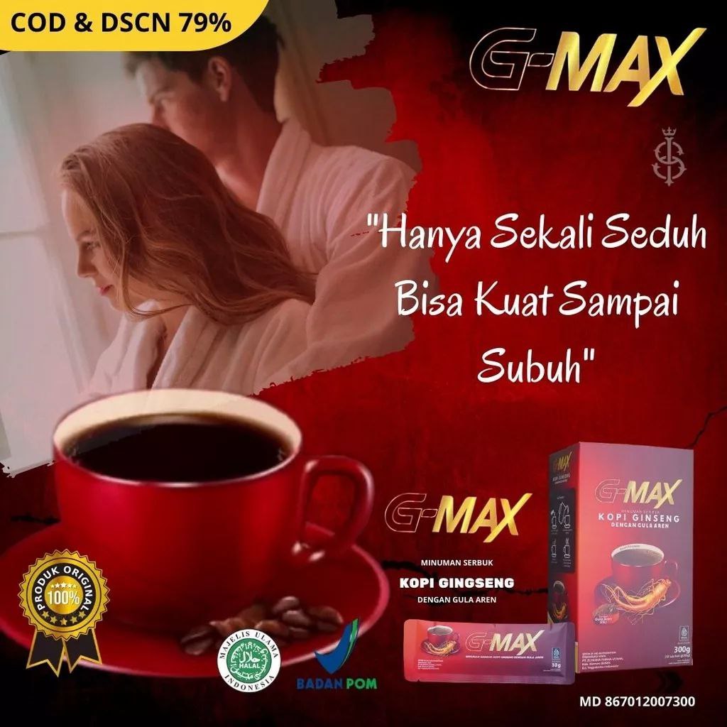 PROMO | KOPI GINSENG KOPI G MAX KOPI PRIA KUAT KOPI STAMINA PRIA