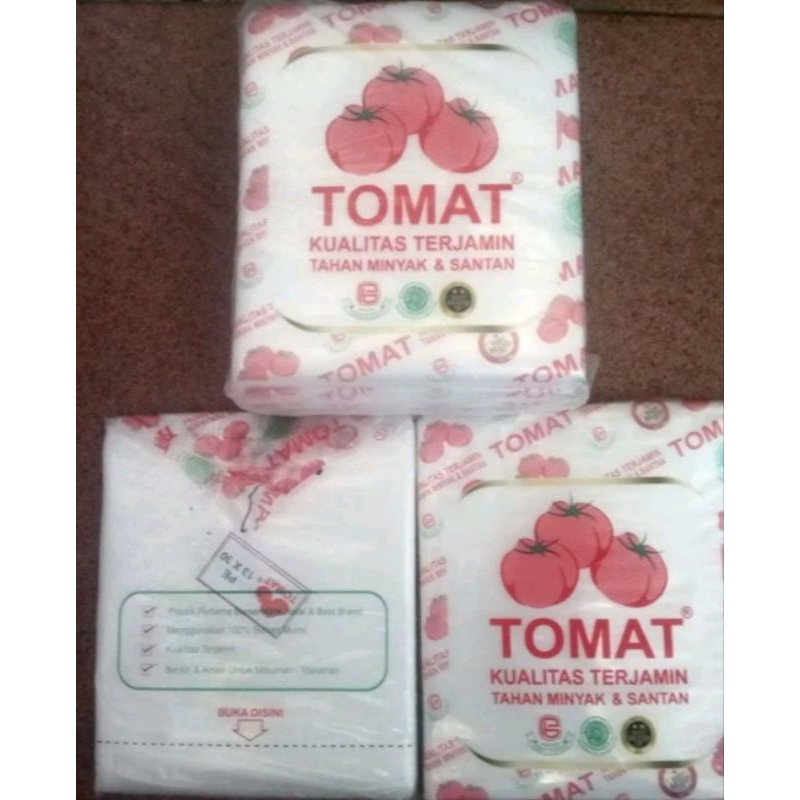 Plastik es merk tomat PE 13x30