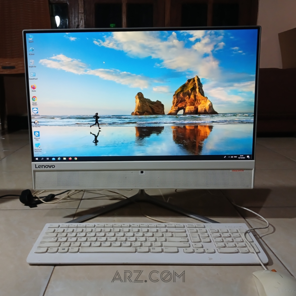 Komputer All in One LENOVO IDEACENTRE 510-22ISH (Intel® Core™ i3-7100T/4GB/1TB/WIN10/21.5 INC/SILVER