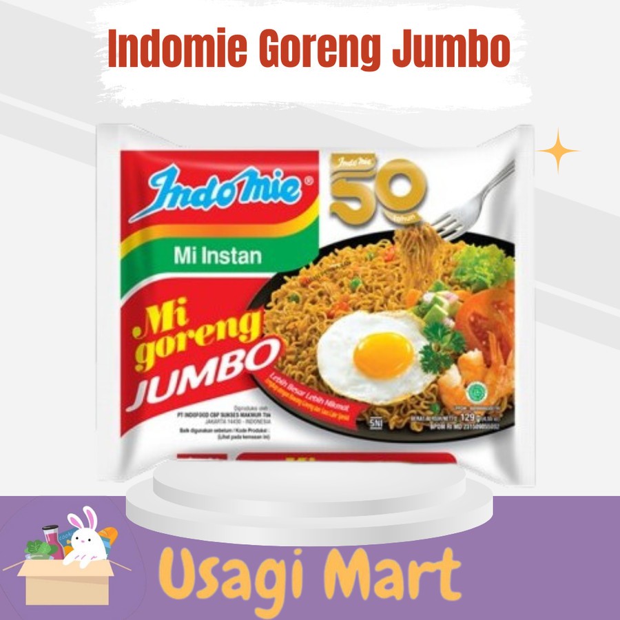 

Indomie Goreng Spesial Jumbo (Mie Instant Favorite Indonesia)