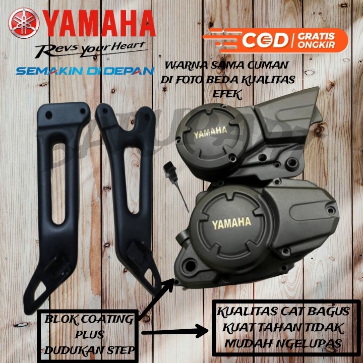 BAK BLOK KOPLING COATING RXKING HITAM DOFF RX KING PLUS DUDUKAN STEP HITAM RXK NEW