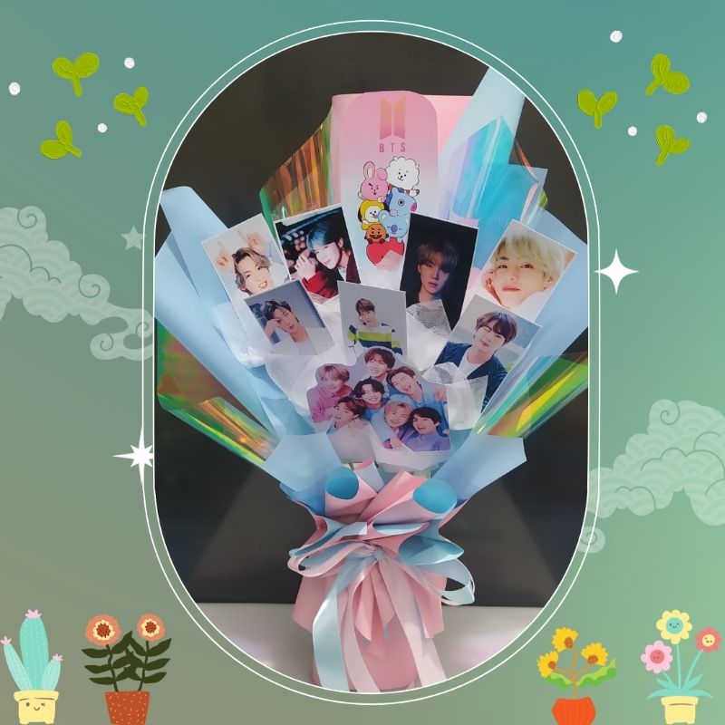 Buket BTS Member Gemes / Buket foto/ buket klasik