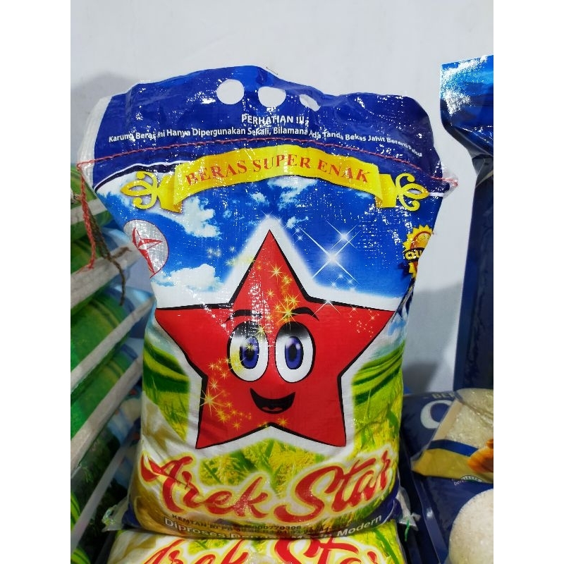 

Beras Super Enak Cap Arek Star 5KG Murah