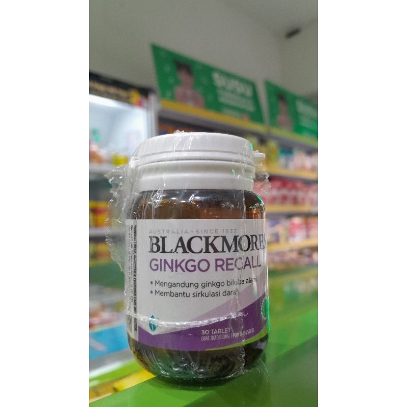 Blackmores ginkgo recall