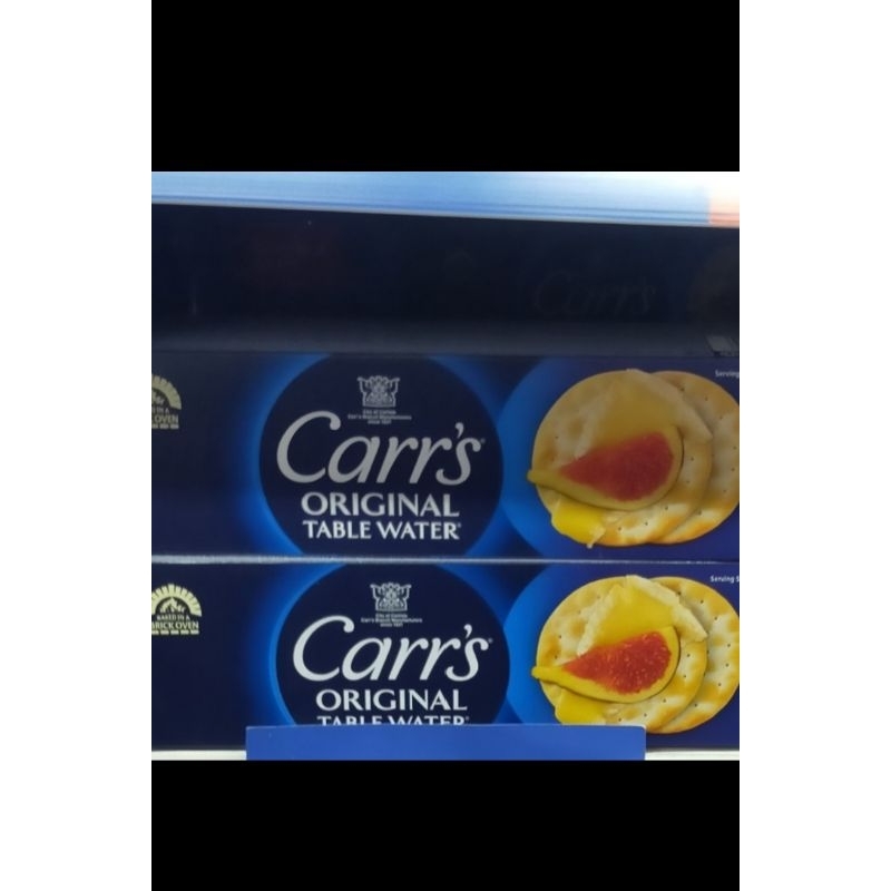 

carr's original crackers table water biscuit biskuit 125gr