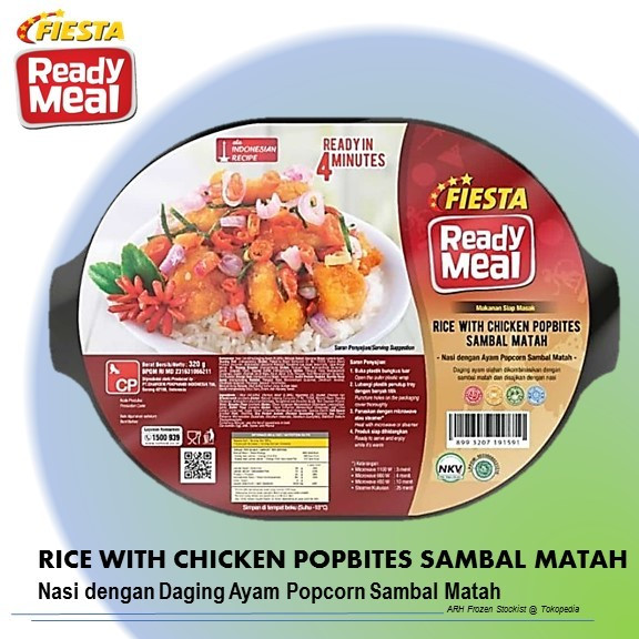 FIESTA Ready Meal Rice With Popbites Sambal Matah