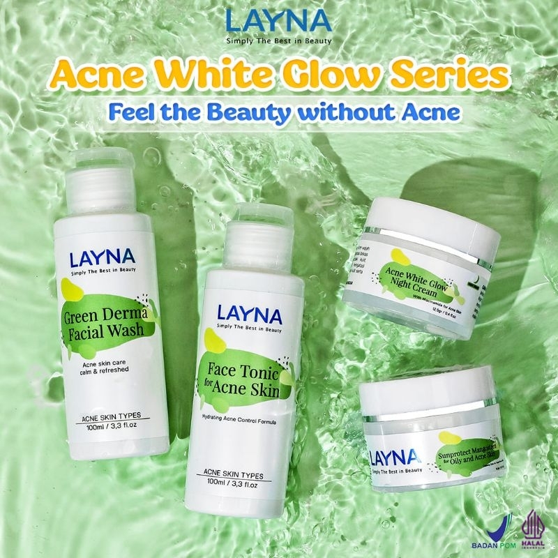 Free Kapas | LAYNA PAKET ACNE INTENSE 100% ORIGINAL - LAYNA PAKET ACNE WHITE N GLOW - LAYNA PAKET AC