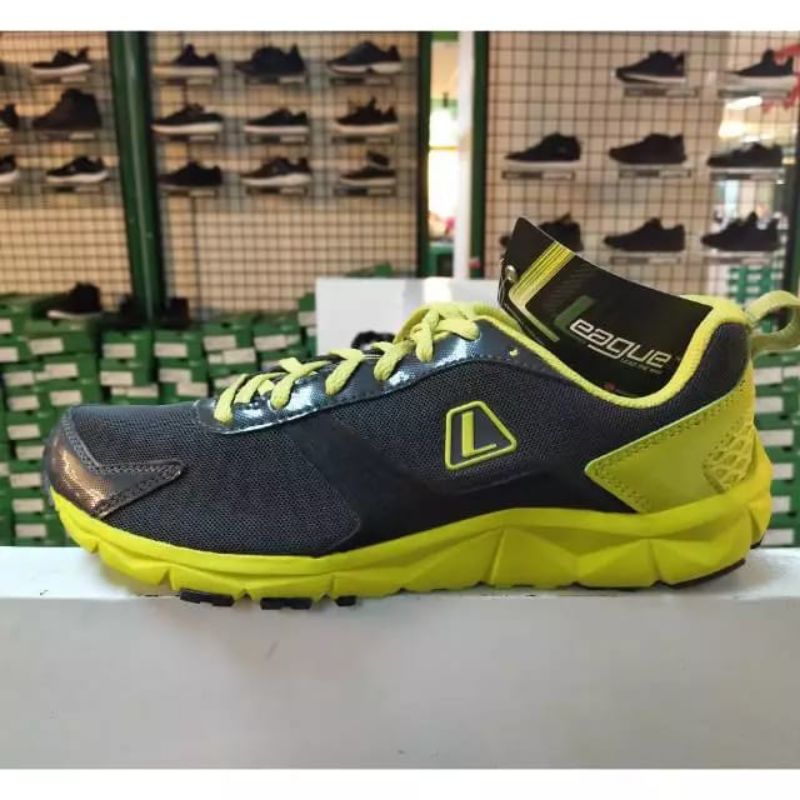 SEPATU LEAGUE HIJAU VENTURA M RUNNING SHOES PRIA ORIGINAL PROMO