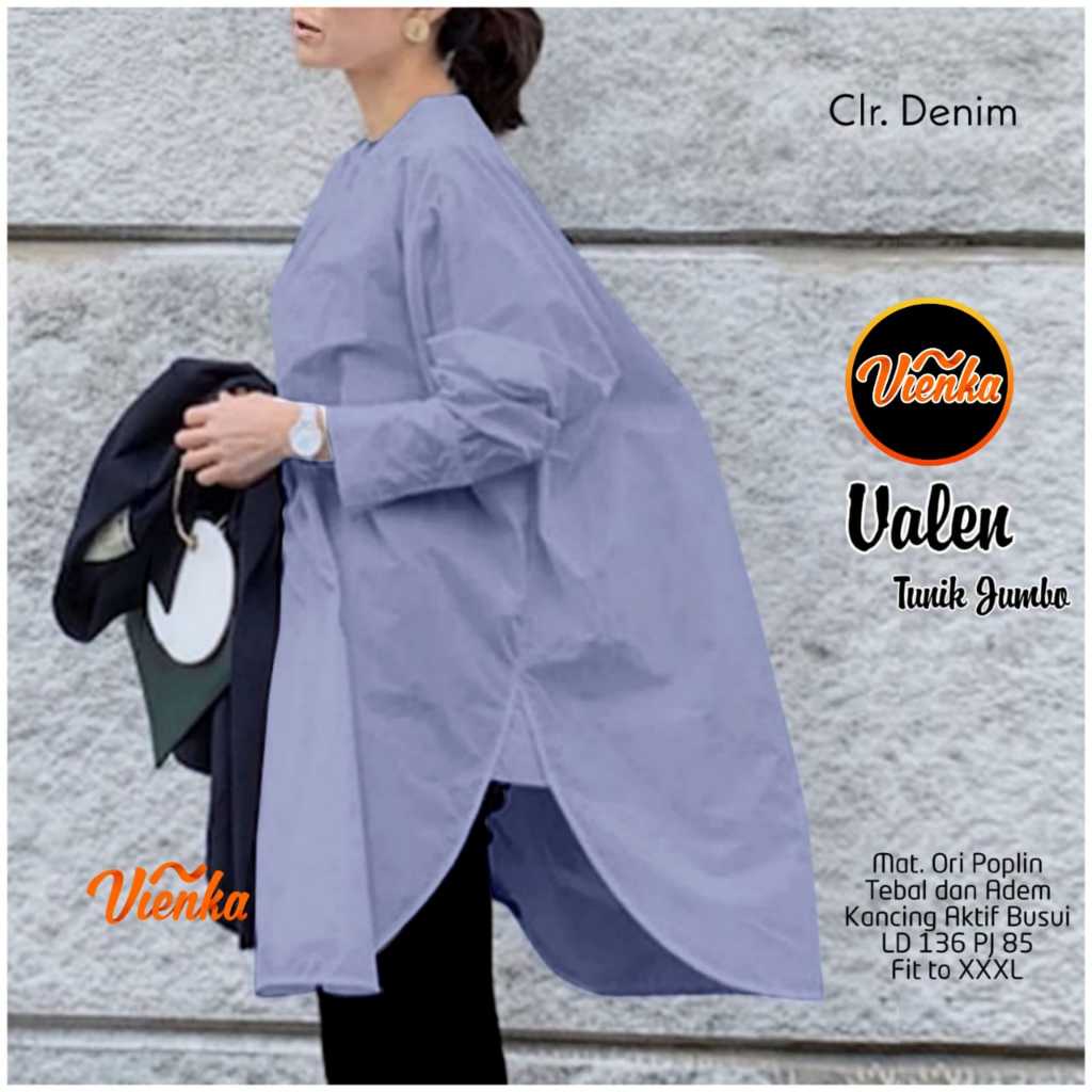 Valen tunik Jumbo Katun Poplin LD 136 XXXL