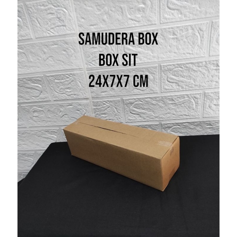 

kardus karton box uk. 24x7x7 cm.ST singgle wall polos