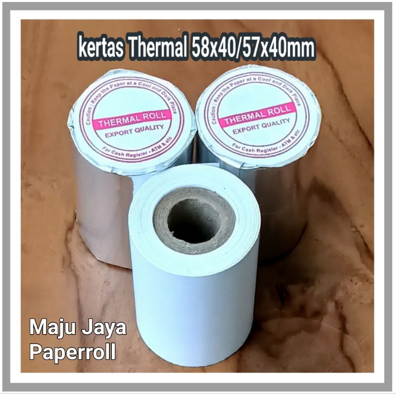 

KERTAS STRUK THERMAL EDC Uk.58X40mm