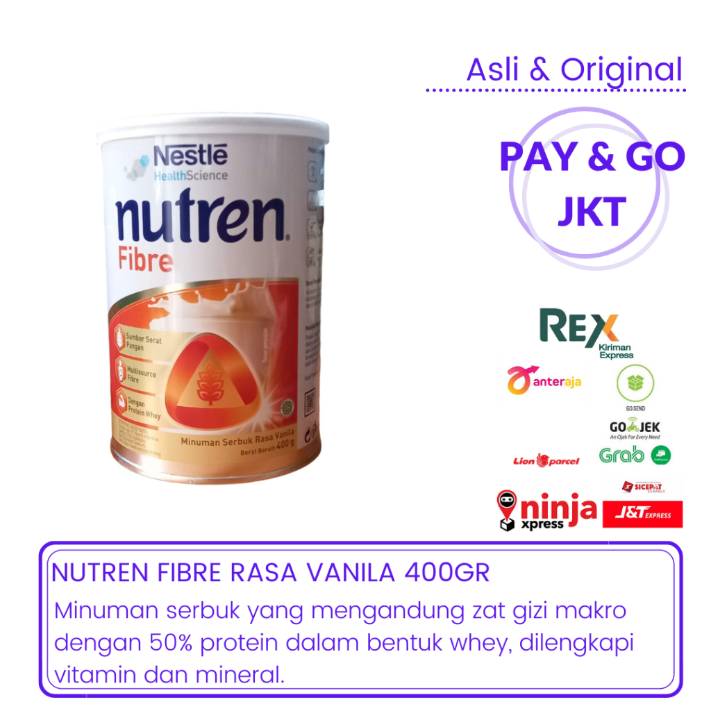 

NUTREN FIBRE VANILA 400GR