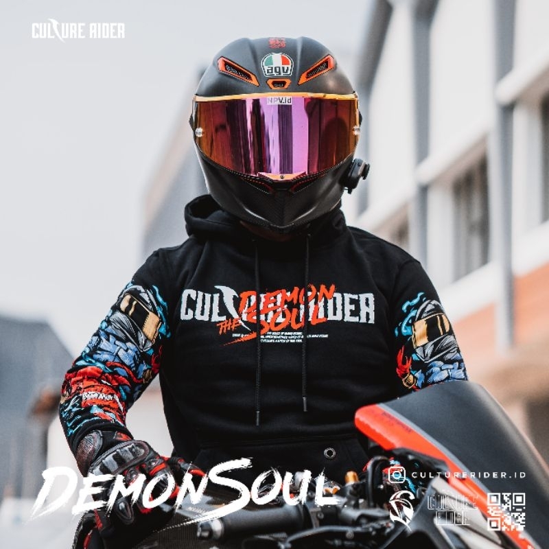 CULTURE RIDER HOODIE MOTOR | BIKERS DEMON SOUL