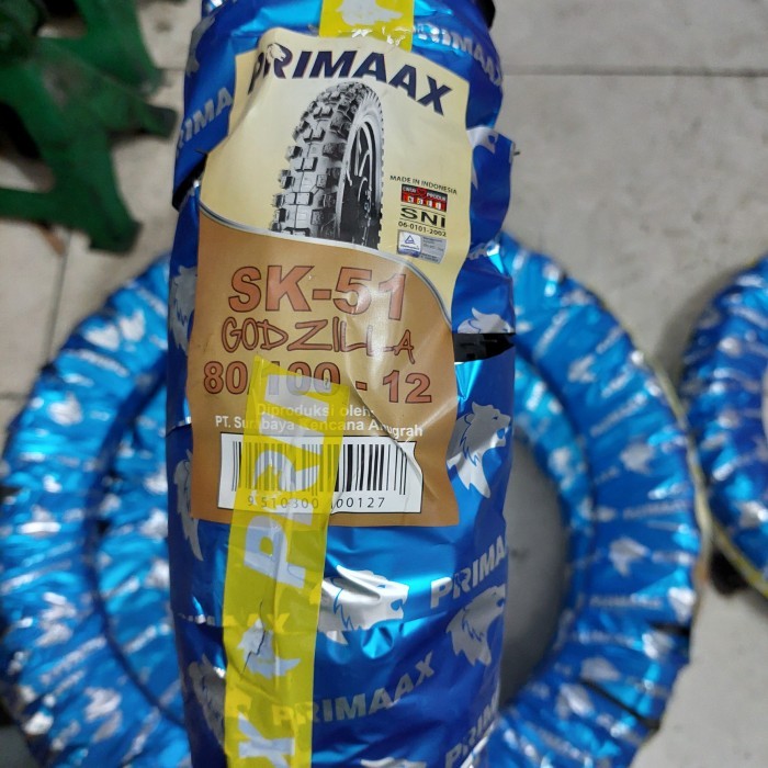 Ban Trail Primaax 80 100 ring 12 sk 51 MATIC BL Primax 80100120sk51 tril ANAK DEPAN 80100 RING12 ORI