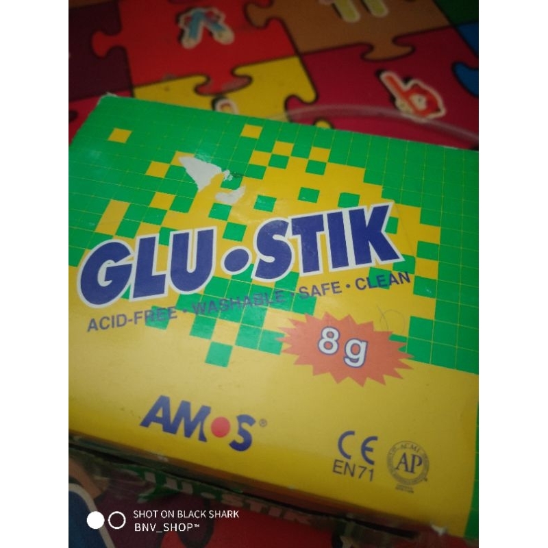 

Lem kertas Lem stik Amos Glue stik 8gr non toxic aman untuk anak anak Lem serba guna