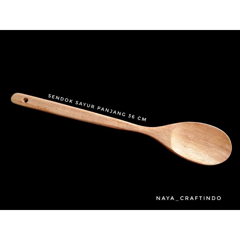 sendok sayur/irus kayu