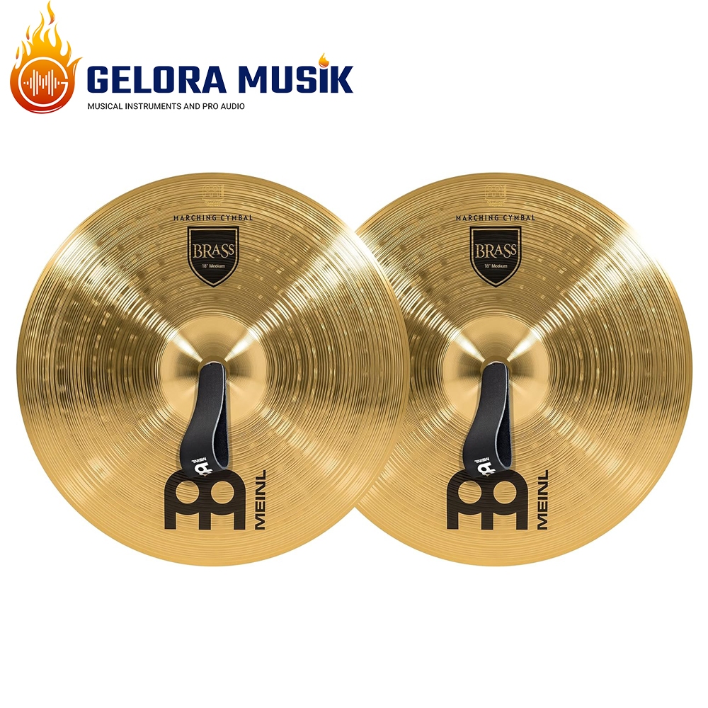 Cymbal Meinl Student Marching Hand 18"Pair Brass MA-BR-18M