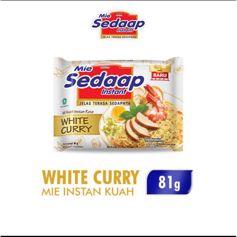 

Mie Sedaap WHITE CURRY 81 grm