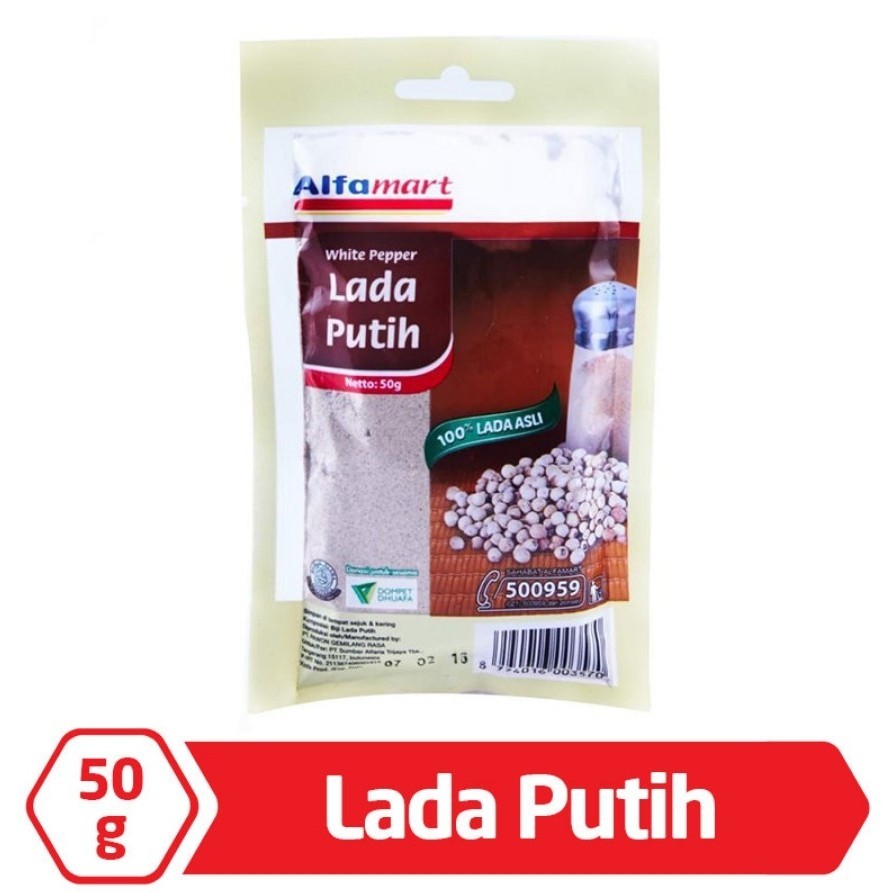 

Alfamart Lada Putih Refill 50 g