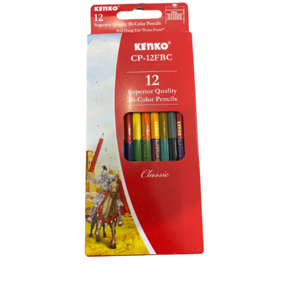 

Pensil Warna KENKO Bicolor 12 Warna ( 2 Sisi )