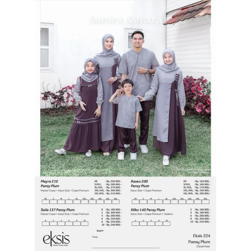 eksis 224 pansy plum dari seply