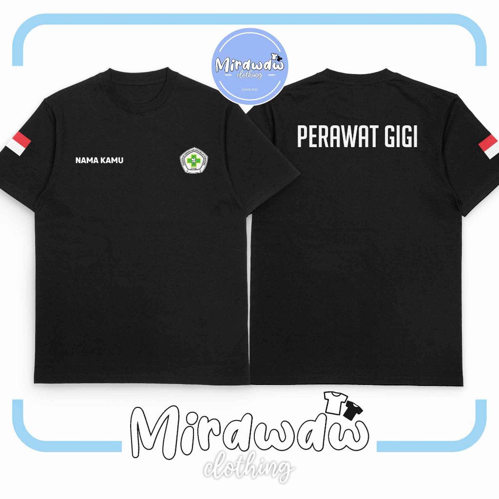 Kaos PTGMI Perawat Gigi Gratis Nama Baju Distro