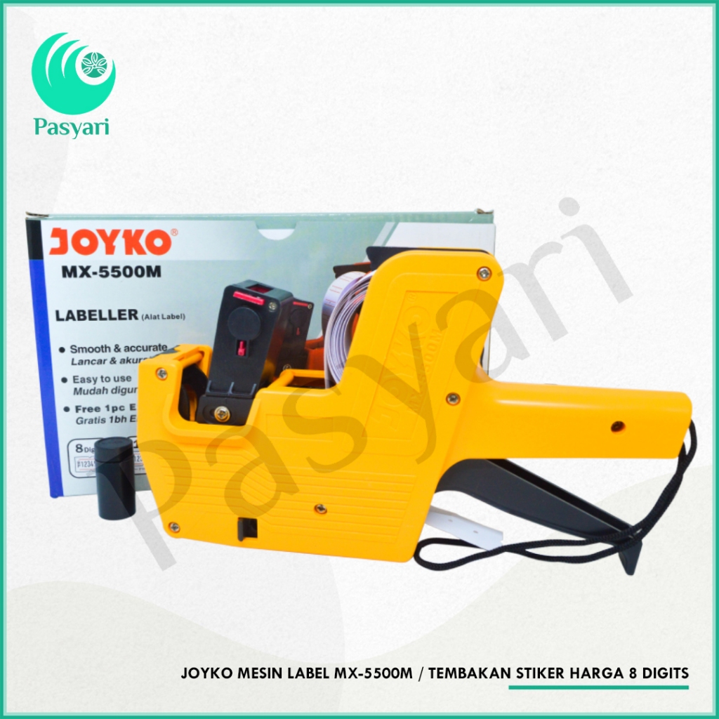 

JOYKO MESIN LABEL MX-5500M / Tembakan Stiker Harga 8 Digits
