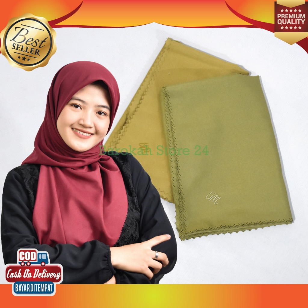 Hijab Segi Empat Umama Hijab Umama Scarf Voal Miracle Plain Jilbab Tebal Premium Hijab Polos Terbaru