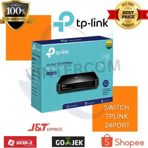 TPLINK TLSF 1024M 24 port 10/100Mbps Desktop Switch Hub / tp link switch 24port