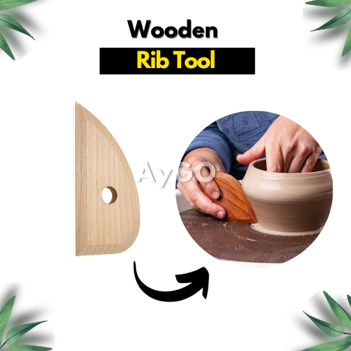 

Wooden Rib Tool / Pottery Tool