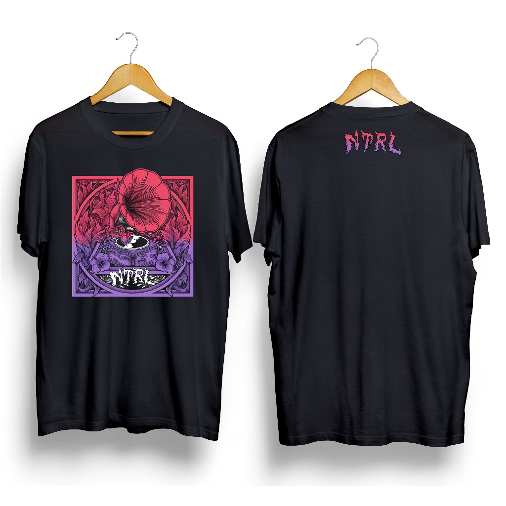 Kaos Distro Pria NTRL T-shirt Band NTRL Kaos Music