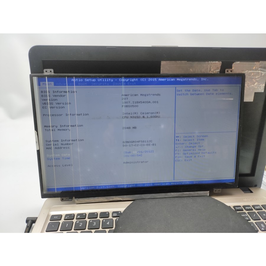 ET13 L14S30 LN-40 Layar Laptop LED SLIM 14 inch 30 PIN N140BGE-EB3