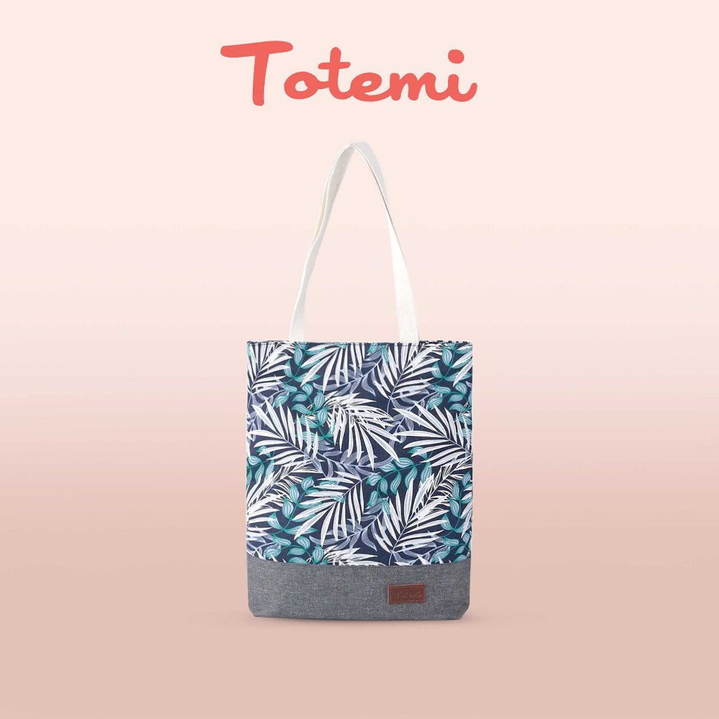 Totemi - Ruby Series | Tas Tote Bag Motif Premium | Tas Totebag Wanita | Totebag Kanvas Jeans