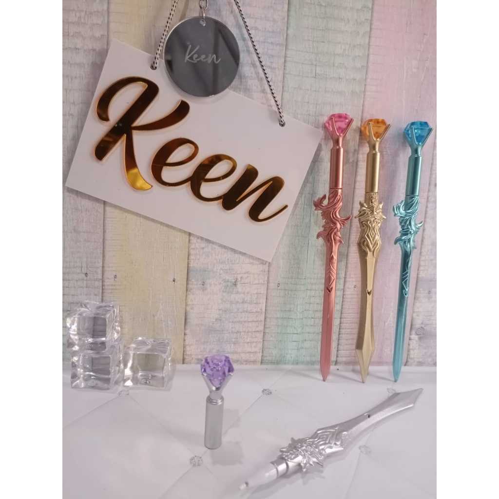 

PEN GEL COWO motif PISAU PERMATA PENA PULPEN 1BUAH PULPEN