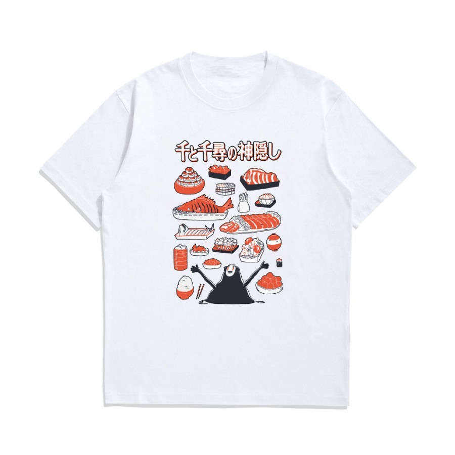 KAOS KAONASHI FOOD / GHIBLI TSHIRT / KAOS GHIBLI / MOVIE TSHIRT