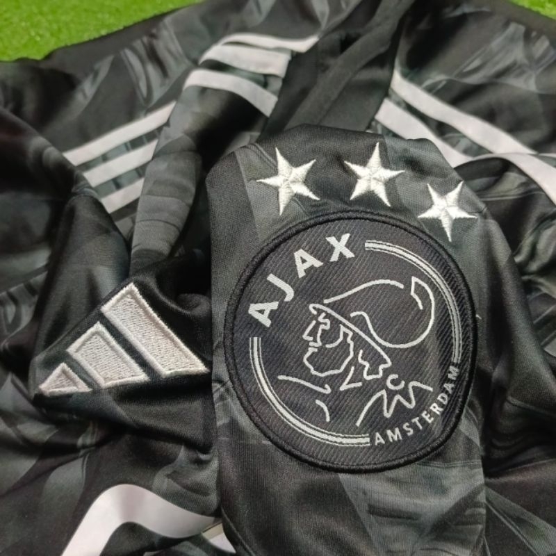 JERSEY AJAK HITAM 3RD 23/24 GRADE ORI IMPORT / JERSEY FUTSAL DEWASA AJAX