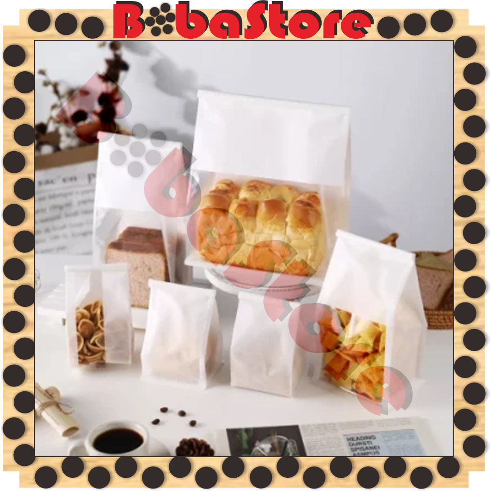 BOBASTORE Plastik Kue Muffin Lucu | Plastik Bungkus Kue Roti Cookies | Plastik Cookies Motif | Plast
